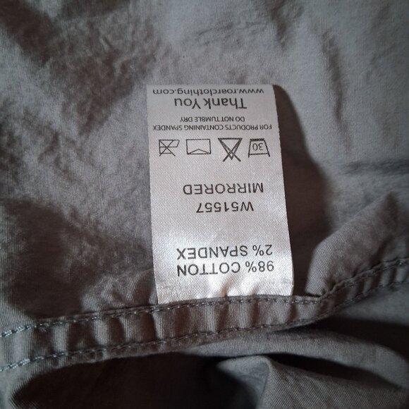 Roar Shirt Men XL Embroidered Distressed Long Sleeve Button Up Y2K Biker Rock - Picture 7 of 16